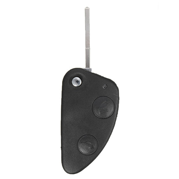 2 Button Security Flip Entry Remote Key Fob Case Shell For Alfa Romeo