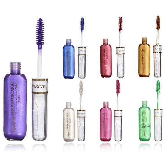 7 Colors Non-toxic Bright Disposable Hair Dyed Mascara