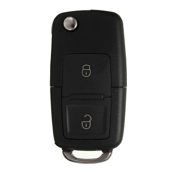 2 Button Flip Remote Key Case Car Shell With Screwdriver For VW