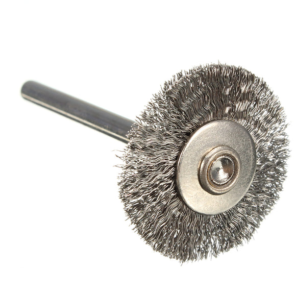 22mm Steel Wire Wheel Brush Compatible For Die Grinder Dremael Rotary Tools