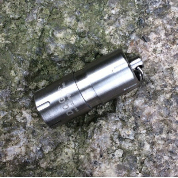 DQG Hobi 10180 XP-G2 R5 NW Titanium/SS/Brass LED Flashlight