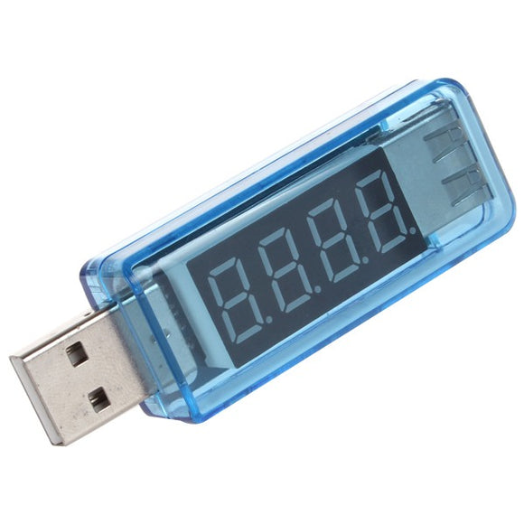 Mini Portable LCD Digital USB 3V-8V Voltage and Current Detector Tester