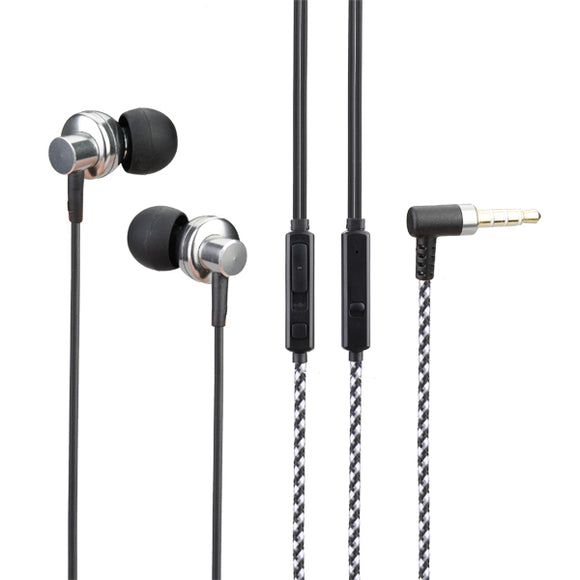 SUR-S808 Deep Bass Sound In-ear Metal Earphone With Mic Control