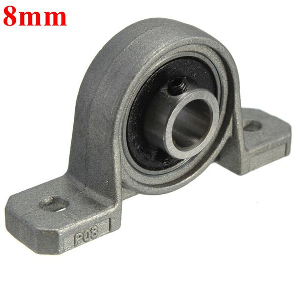 8mm Bore Diameter Pillow Block Mounted Ball Bearing KP08 Zinc Alloy