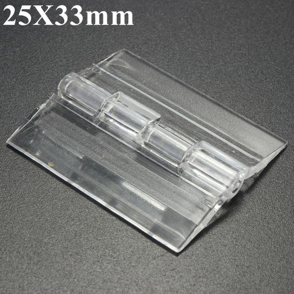 25X33mm Door Window Clear PMMA Acrylic Folding Hinge Plexiglass Hinge