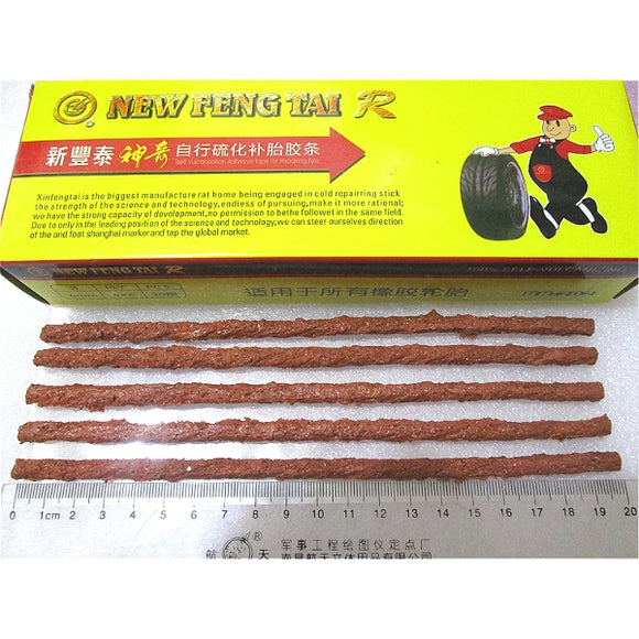 30pcs 20cm Motorcycle Tubeless Tyre Repairing Rubber Strips Tire Repair