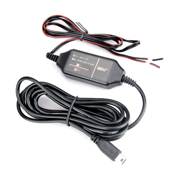12V / 24V Switch 5V Buck Line For CAR DVR GPS Navigator