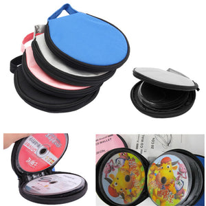 Portable CD DVD DISC Clear Cover Storage Case Wallet Bag