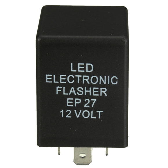12V 5-PIN EP27 LED Flasher Relay For Turn Signal Decoder Load Equalizer