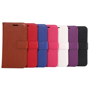 Litchi Grain Leather PU Flip-open Case For Samsung Galaxy S6 Edge