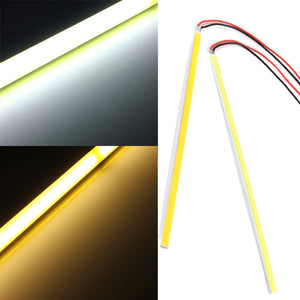 12V 5W COB 60 LED Chip Driving DRL Daytime Running Light Lamp Bar Strip