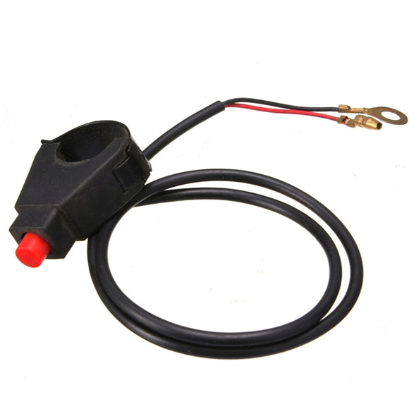 Motorcycle ATV 7/8 Handlebar Universal Horn Button Kill Switch