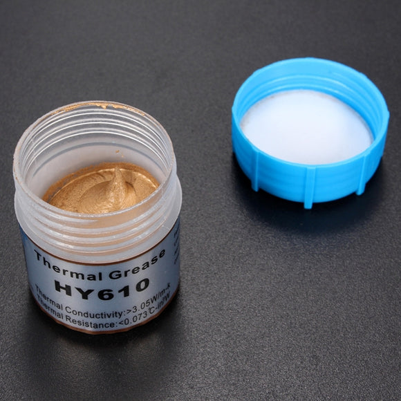 10g Golden Thermal Paste Grease Compound Silicone For PC CPU Heat Sink