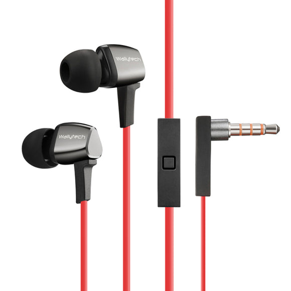 Wallytech WHF-128 Headpones With Mic In-ear Earphone For Mobile Phone