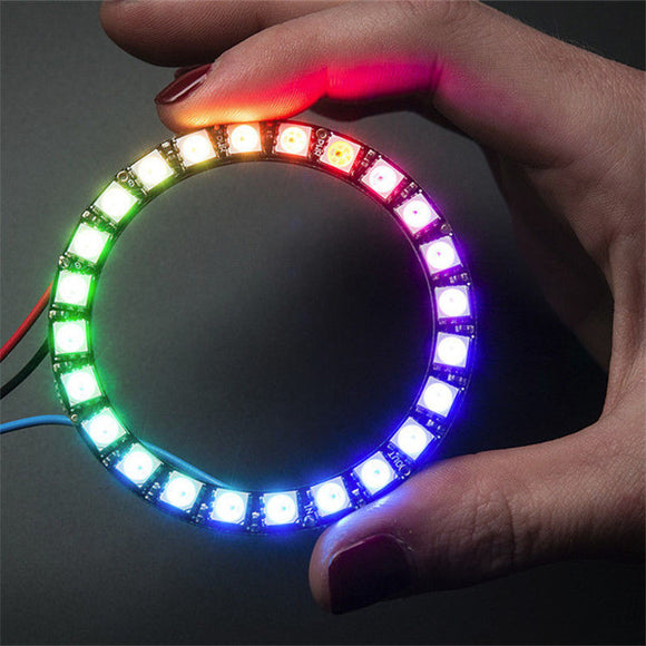 New LED Ring 24 x WS2812 5050 RGB LED with Integrated Drivers