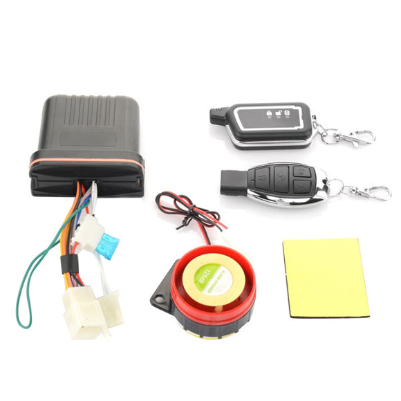 Motorcycle Anti Theft Security Remote Vibration Sound Sensor Alarm
