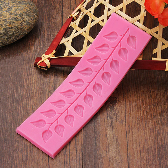 Leaves Fondant Silicone Mold  Lace Cake Mould Cake Decoration Tool