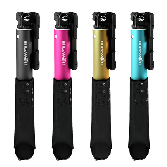 BlitzWolf BW-BS1 Ultimate 4 Button bluetooth Extendable Aluminium Selfie Stick Monopod