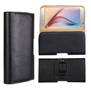 Litchi Waist Hanging Pouch Holder Case For Samsung Galaxy S6 G9200