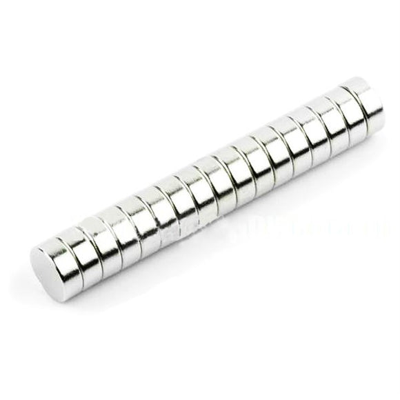 1PCS Nickel-plated Small Magnets 18650 18500 18350 26650 Flat Hat Tip Cap
