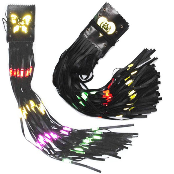 1pair Motorcycle Brake Levers Handlebar Reflective Streamers