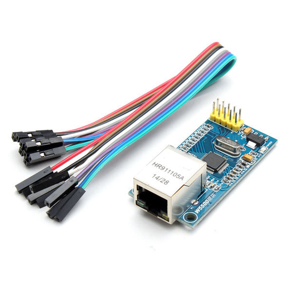 W5500 Ethernet Network Module TCP/IP Interface 51/STM32 Program