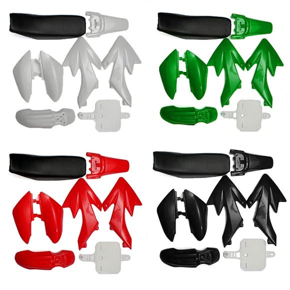 50cc 110cc 125cc 140cc Plastic 4-Stroke CRF50 Pit Bike Set Mudguard Seat
