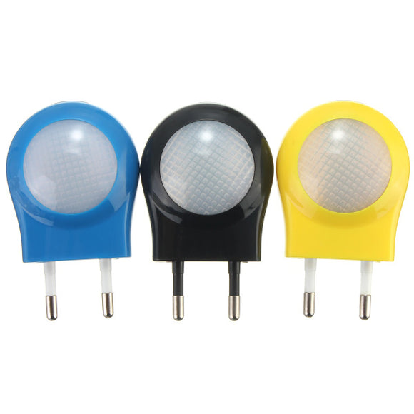 Mini LED 0.7W Night Light Control Auto Sensor EU Plug For Baby Bedroom Lamp