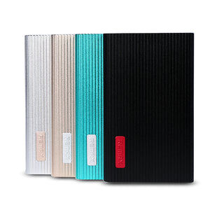 Remax Earl Aluminum Alloy 6000mah Dual USB Power Bank For Smartphone