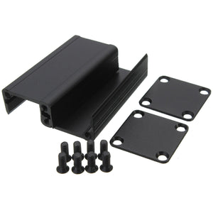 Black Extruded Aluminum Project Box Electronic Enclosure Case DIY 50*25*25MM
