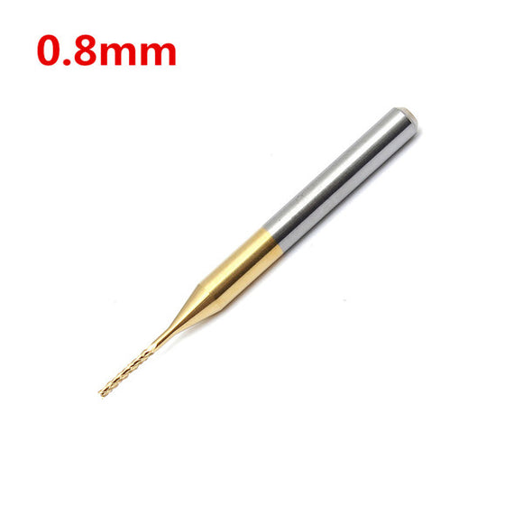 0.8mm Carbide End Mill Cutter Engraving Bit for CNC Rotary Burr