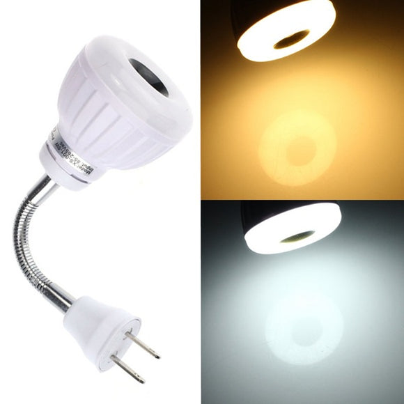 5W PIR Sensor Infrared Motion LED Light Lamp Bulb With US Plug 85-265V