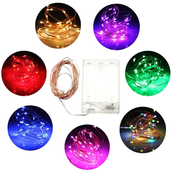 3M 30 LED Battery Powered Fairy String Light Wedding Party Christmas Tree Decoration