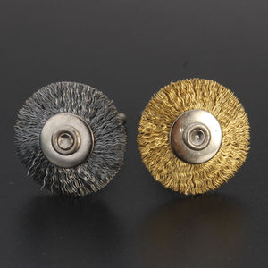 Steel/Copper Wire Brush Wire Wheel Brush for Grinder Dremel Rotary Tool Polishing Tool
