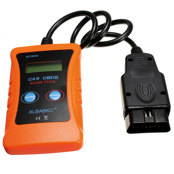 Car AC600 Diagnostic Scanner CAN BUS Fault Code Reader OBDII Scan Tool