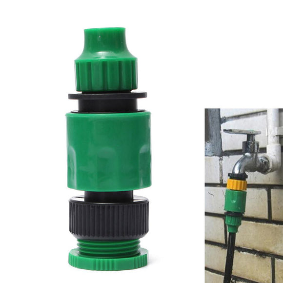 1/2 Or 3/4 Inch Garden Micro Hose Quick Joint Tap Connector Fitting