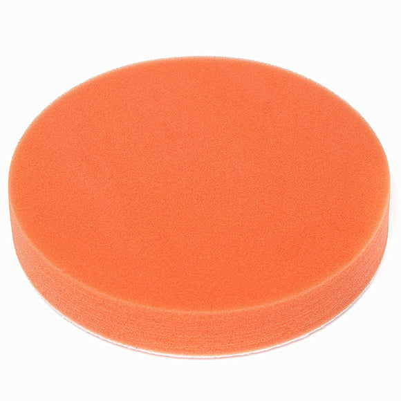 6 Inch 150mm Flat Polishing Heads Soft Foam Buffer Sponge Orange Head Pads