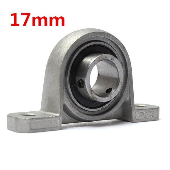17mm Bore Diameter KP003 Zinc Alloy Pillow Block Mounted Ball Bearing