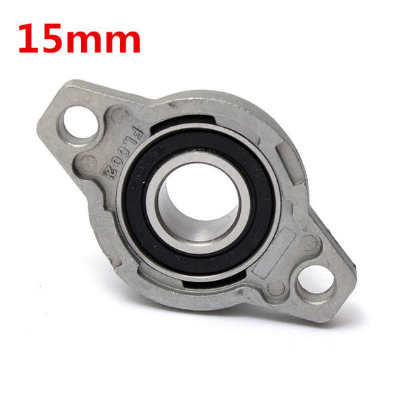 15mm Inner Diameter Zinc Alloy Pillow Block Flange Bearing KFL002