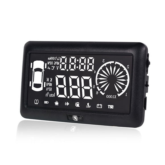 I3 Car 4.0 inch HUD Driving Data Speedometer Speeding Warning System