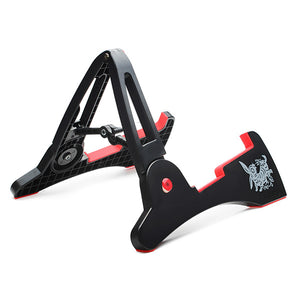 AROMA AGS-03 Folding Guitar Stand Guitar Frame Plastic Rack for Guitar