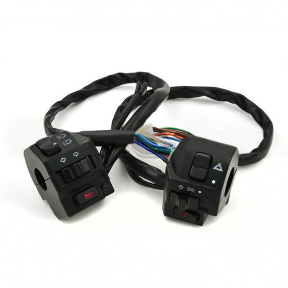 12V 7/8inch Universal Handle Switch Power Motorcycle Bike ATV Dirt Aluminum Alloy