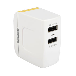 REMAX 3.4A Dual USB Port Universal Travel Charger Adapter US Plug For Cell Phone Tablet