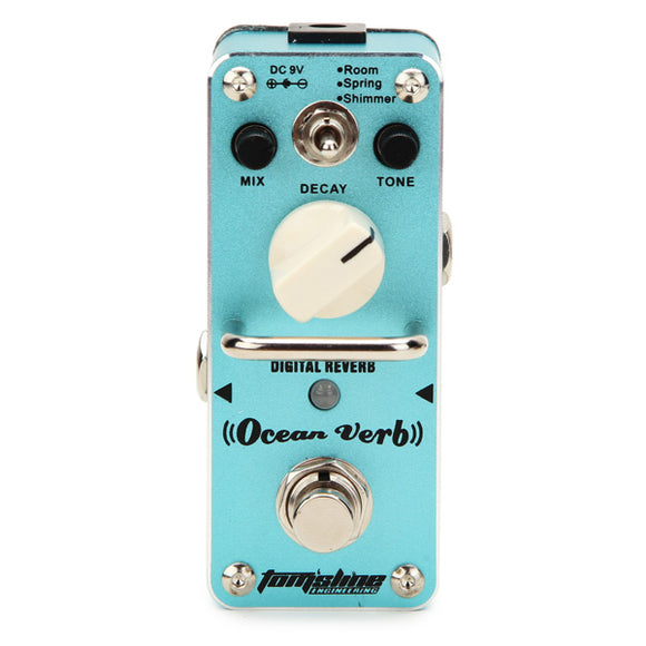 AROMA AOV-3 OCEAN VERB Effect Pedal Digital Reverb Guitar Effect Pedal