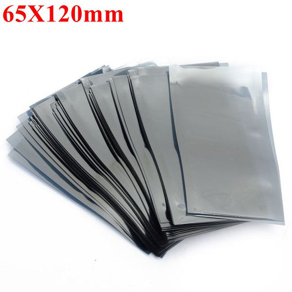 100pcs 65X120mm Translucent Anti Static Static Shielding ESD Open Top Bag