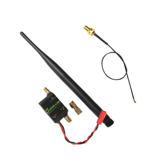 2.4G 2W Radio Signal Booster & Antenna & Feeder For DJI Phantom Multirotor TX Extend Range