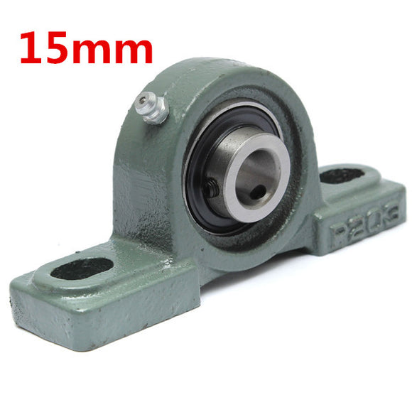 15mm Bore Diameter Zinc Alloy Pillow Block Mounted Ball Bearing UCP202