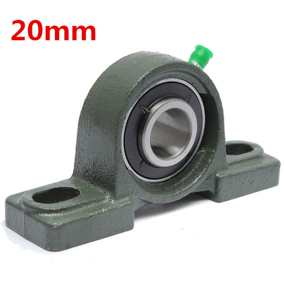 20mm Bore Diameter Zinc Alloy Pillow Block Mounted Ball Bearing UCP204