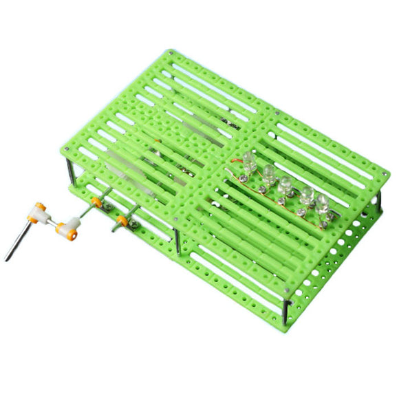 DIY Hand-Cranked Manual Crank Generator Power Light Lamp Science Learning Project Part