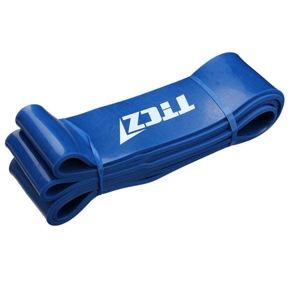 Blue Fitness Elastic Belt Resistance Bands Strength Training Exercise Pulling Strap